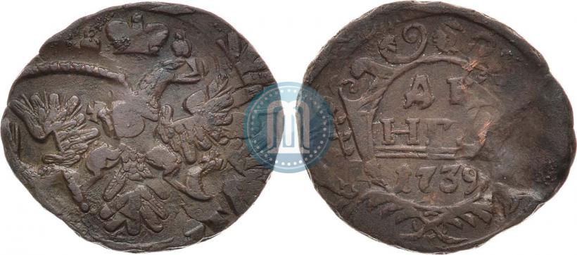 Фото Денга 1739 года  