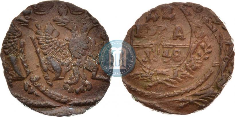 Фото Денга 1748 года  
