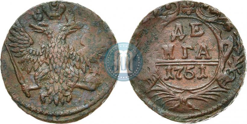 Фото Денга 1751 года  