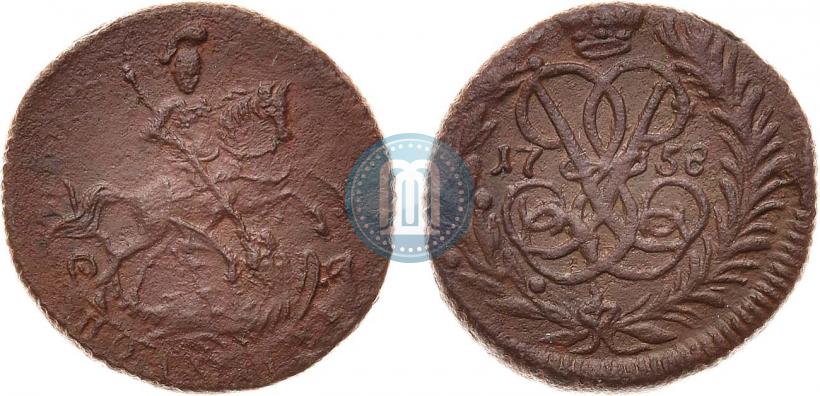 Фото Полушка 1758 года  