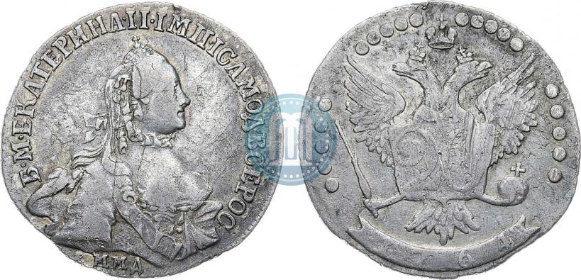 Фото 20 копеек 1764 года ММД 