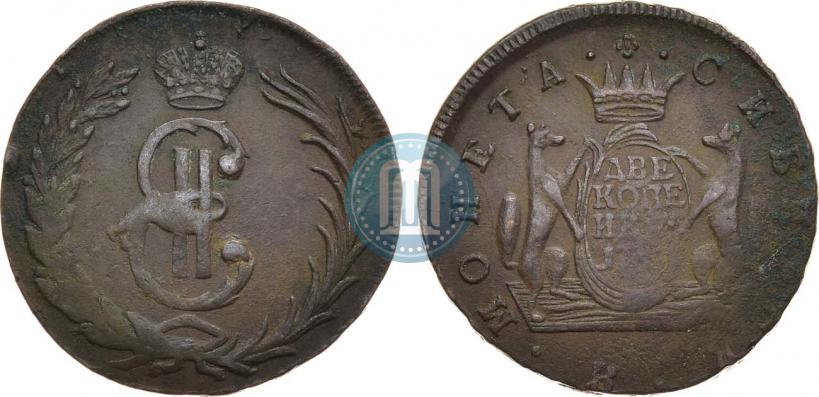 Фото 2 копейки 1767 года  