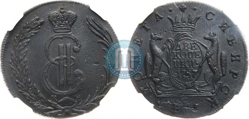 Фото 2 копейки 1767 года КМ 