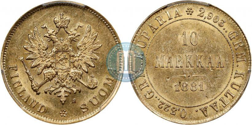 Фото 10 марок 1881 года S 