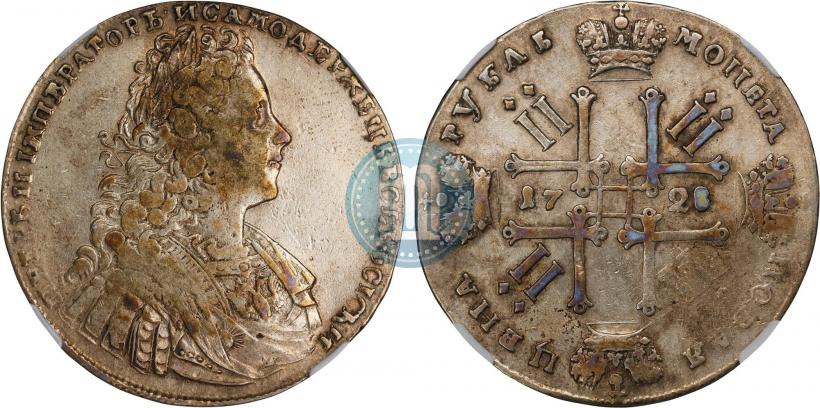 Фото 1 рубль 1728 года  "Тип 1728"