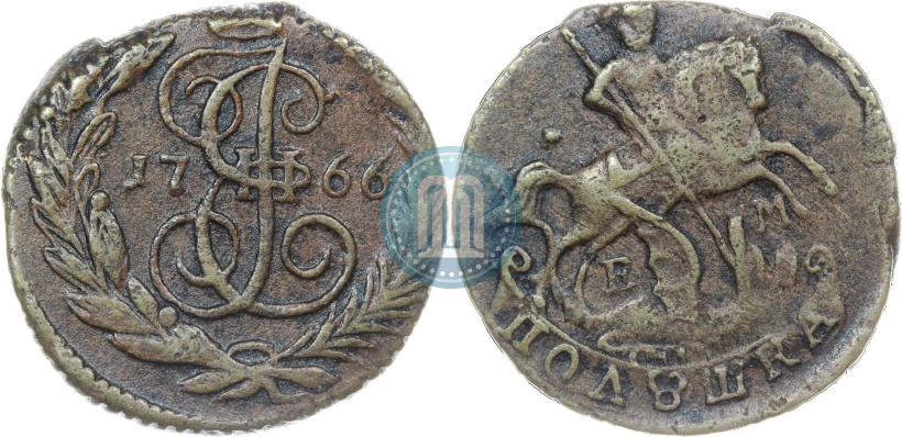 Фото Полушка 1766 года ЕМ 