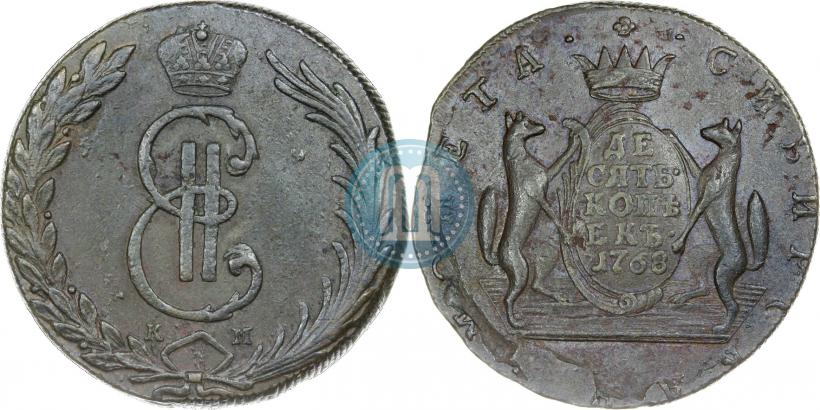 Picture 10 kopecks 1768 year КМ 
