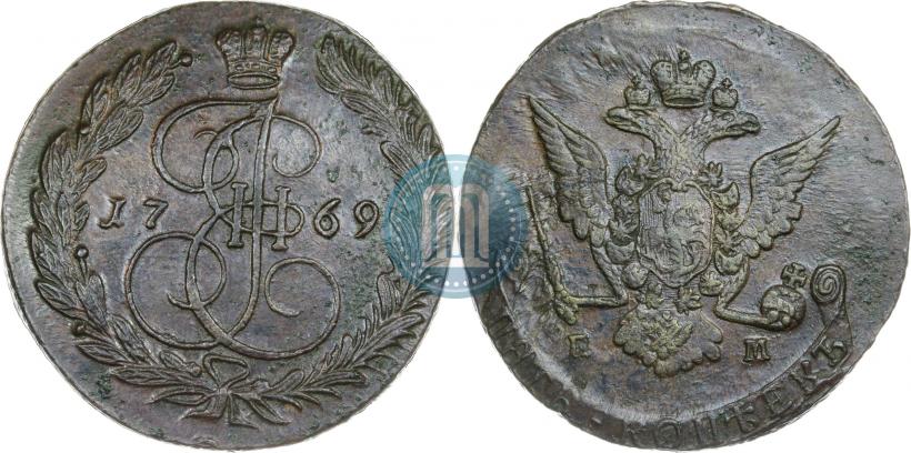 Picture 5 kopecks 1769 year ЕМ 