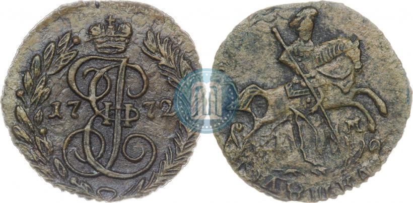 Фото Полушка 1772 года КМ 