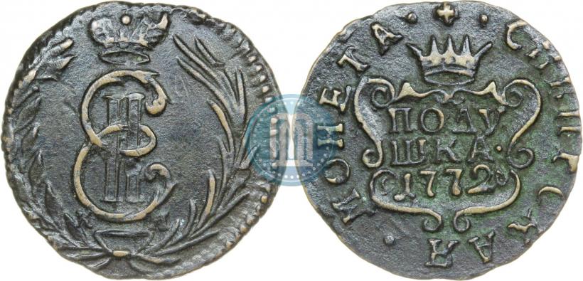 Фото Полушка 1772 года КМ 
