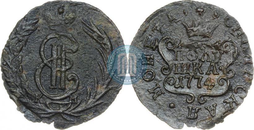 Picture Polushka 1774 year КМ 