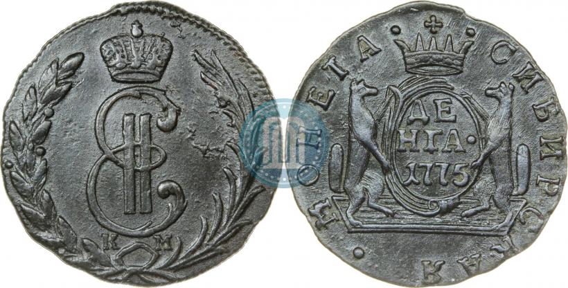 Фото Денга 1775 года КМ 
