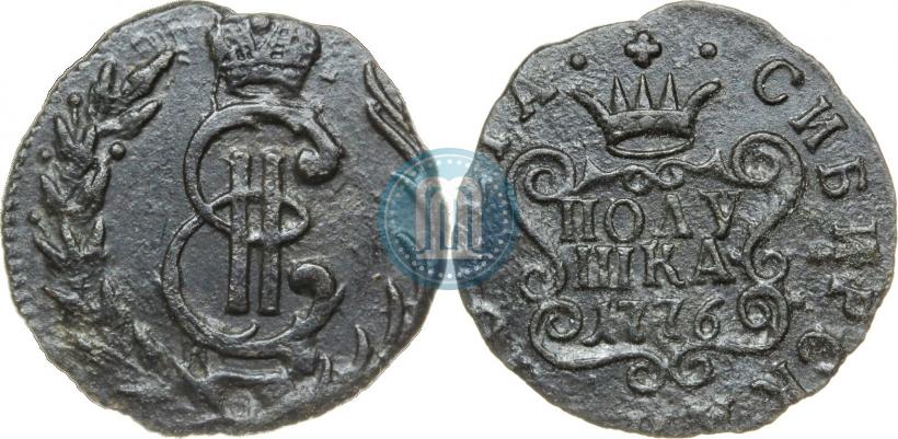 Фото Полушка 1776 года КМ 