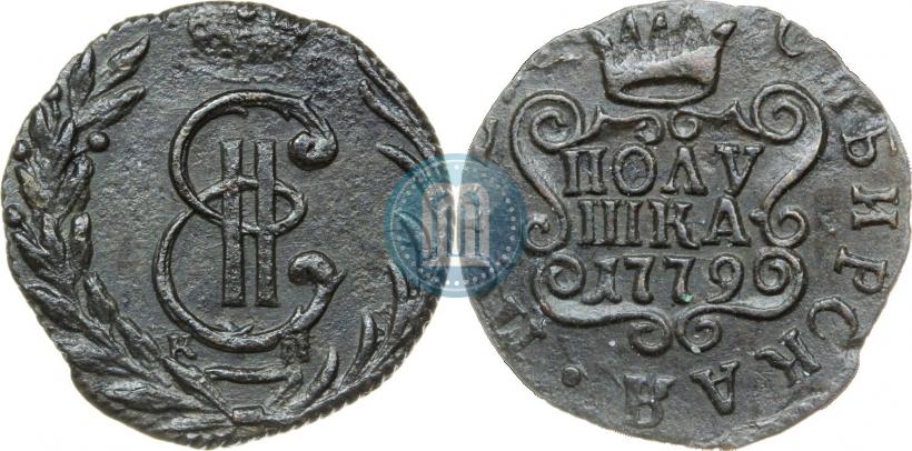 Фото Полушка 1779 года КМ 
