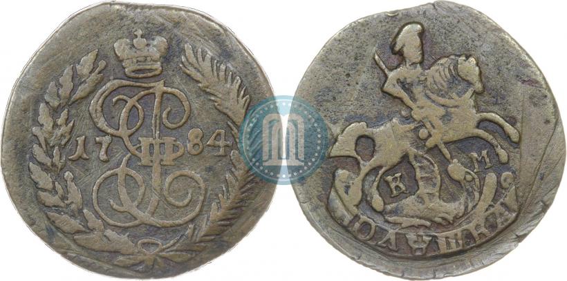 Фото Полушка 1784 года КМ 