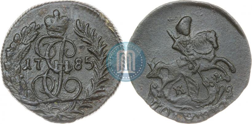 Фото Полушка 1785 года КМ 