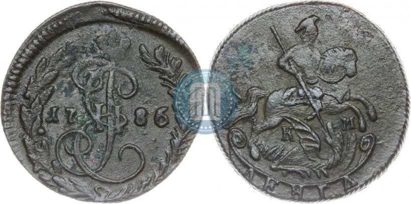 Фото Денга 1786 года ЕМ 