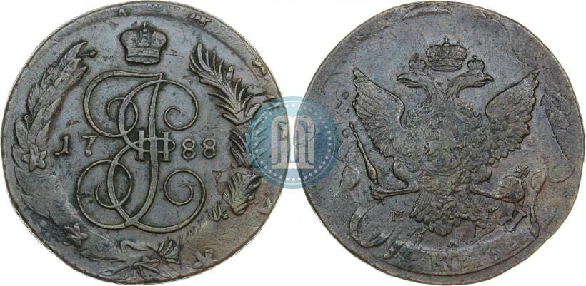 Picture 5 kopecks 1788 year ММ 