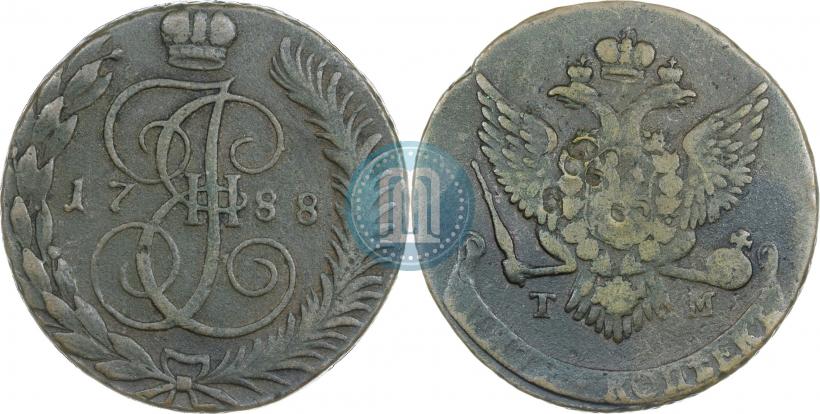 Фото 5 копеек 1788 года ТМ 