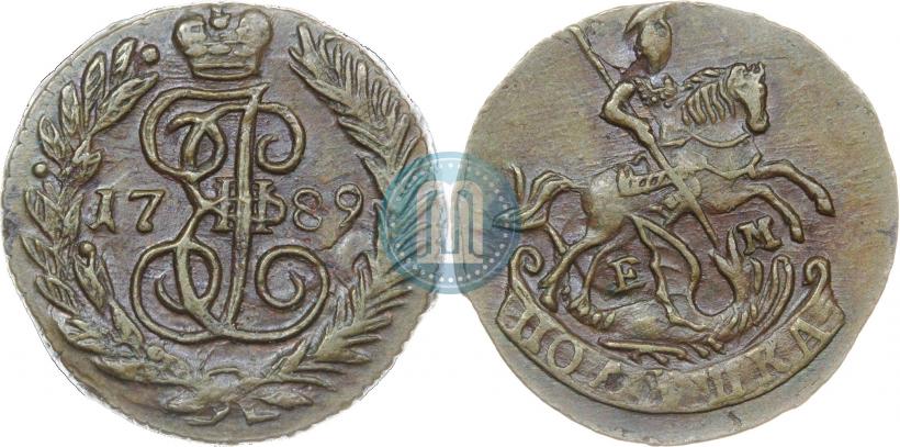 Фото Полушка 1789 года ЕМ 