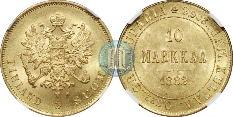 Picture 10 markkaa 1882 year S 