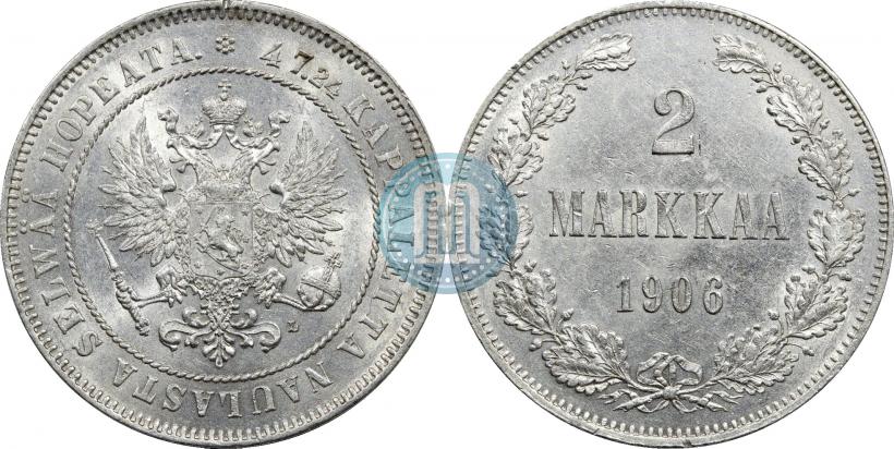 Picture 2 markkaa 1906 year L 