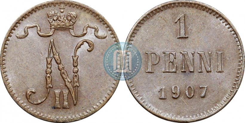 Picture 1 penni 1900 year  