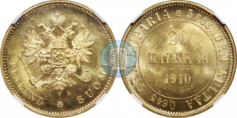 Picture 20 markkaa 1910 year L 