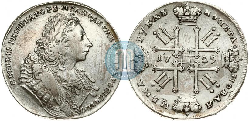 Фото 1 рубль 1729 года  "Тип 1729"