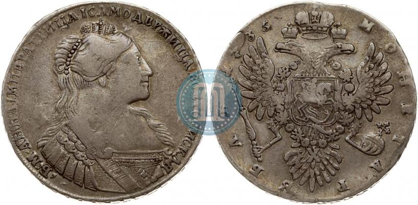 Picture 1 rouble 1735 year  