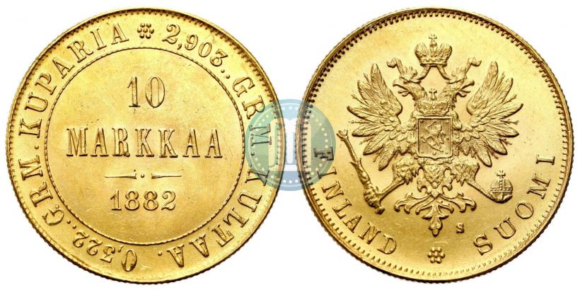 Picture 10 markkaa 1882 year S 