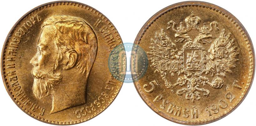 Фото 5 рублей 1902 года (АР) 