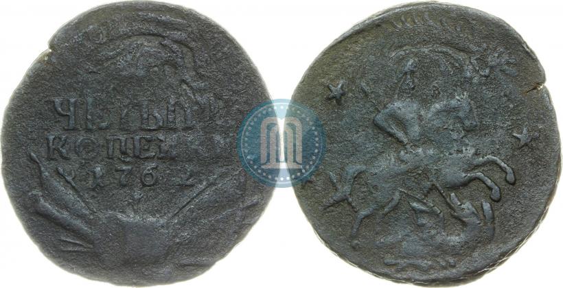 Фото 4 копейки 1762 года  
