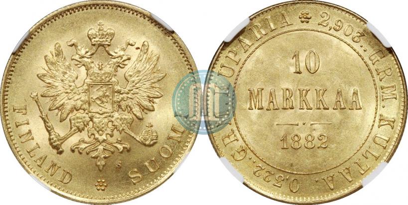 Фото 10 марок 1882 года S 