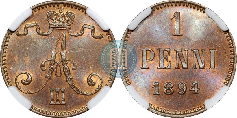 Picture 1 penni 1894 year  