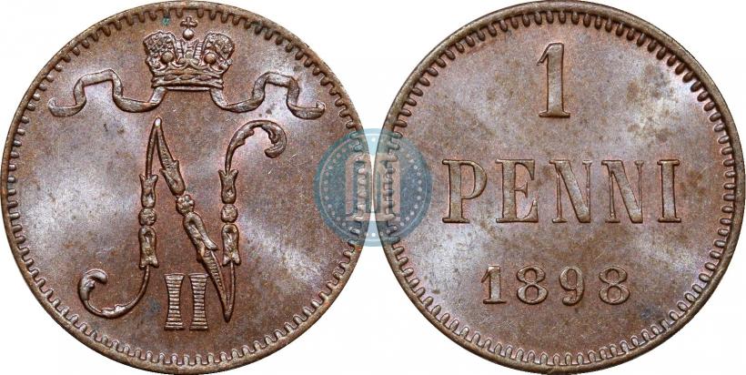 Picture 1 penni 1898 year  