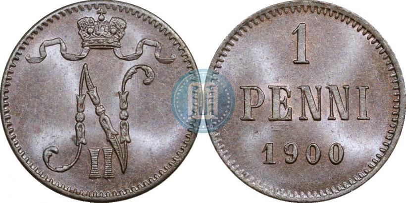 Picture 1 penni 1900 year  