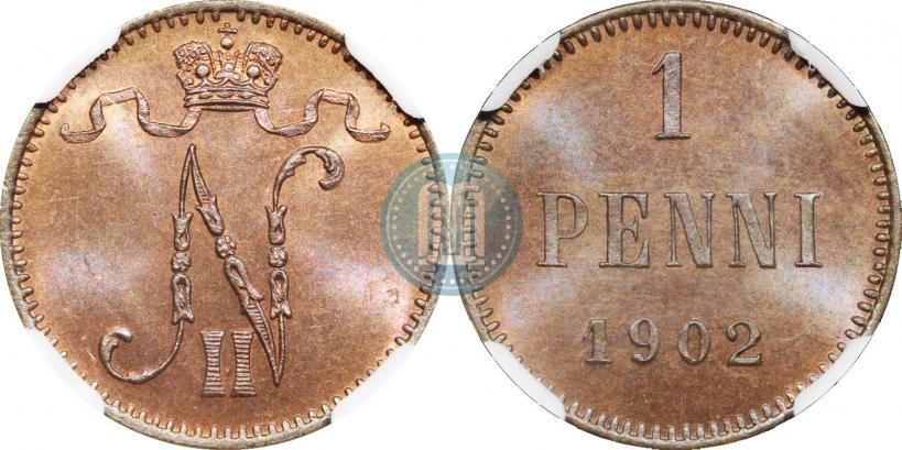 Picture 1 penni 1902 year  