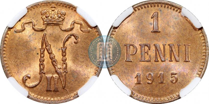 Фото 1 пенни 1915 года  