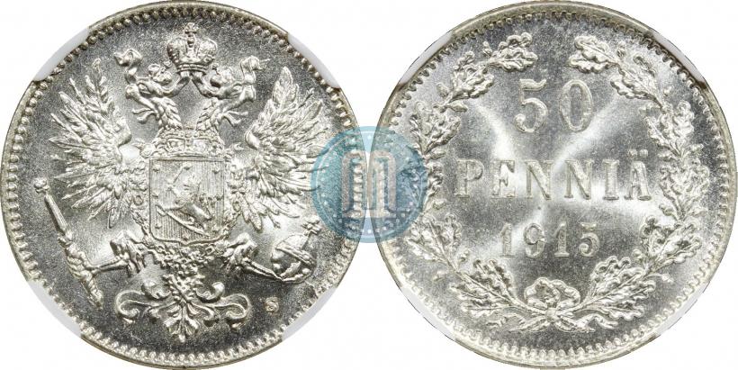 Фото 50 пенни 1915 года S 