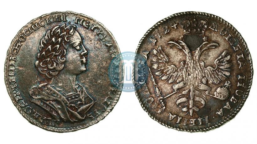 Picture Poltina 1724 year  "Portrait in ancient armour"