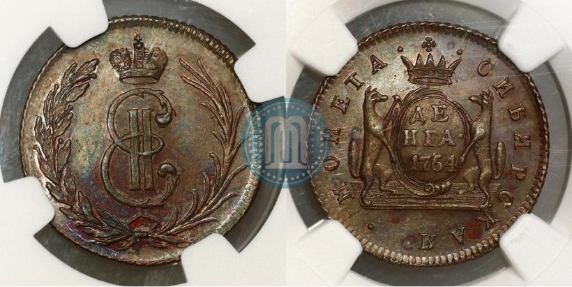 Фото Денга 1764 года  