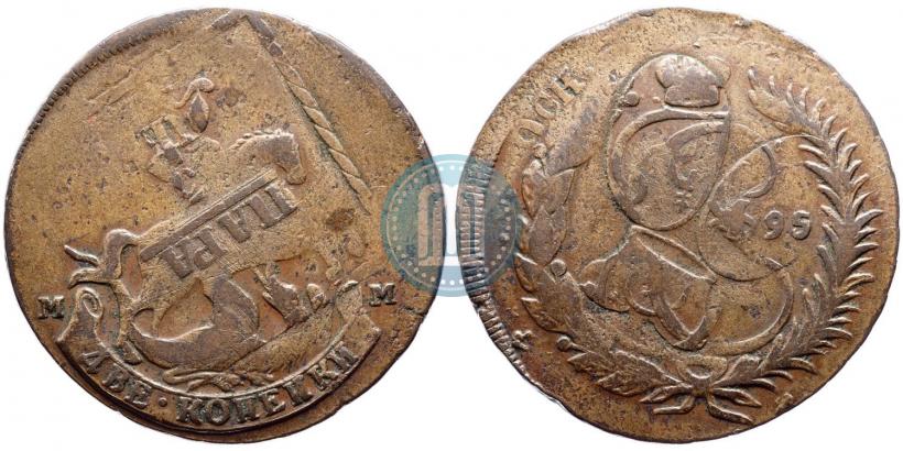 Picture 2 kopecks 1795 year ММ 