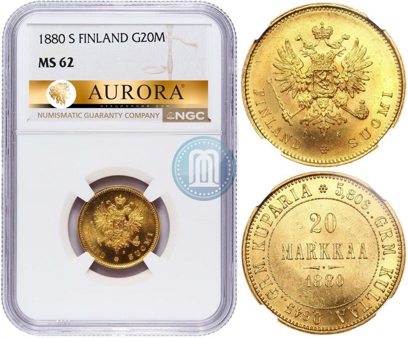 Picture 20 markkaa 1880 year S 