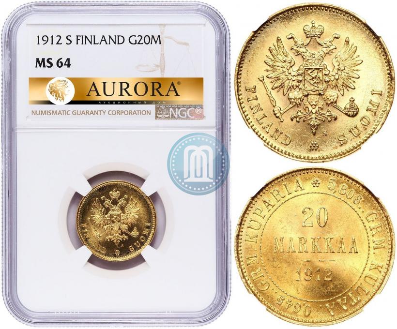 Picture 20 markkaa 1912 year S 