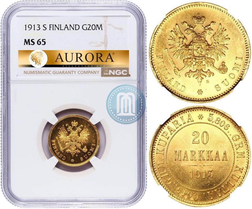 Picture 20 markkaa 1913 year S 