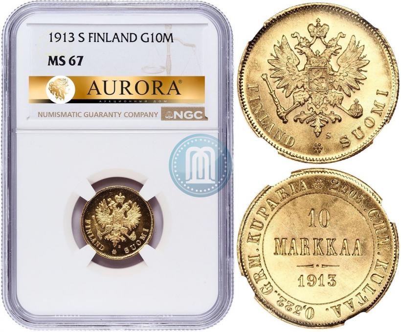 Picture 10 markkaa 1913 year S 