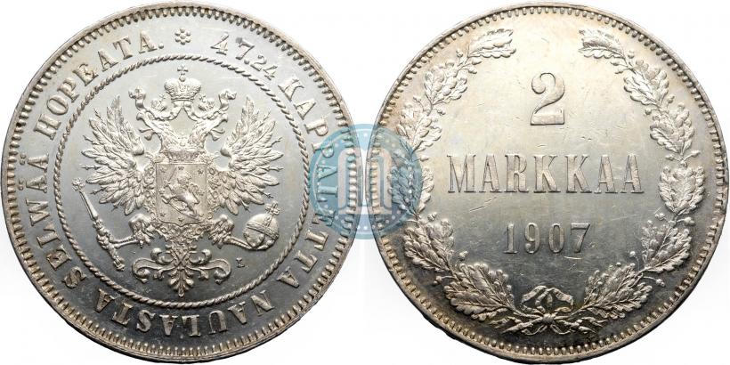 Picture 2 markkaa 1907 year L 