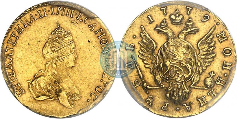 Picture 1 rouble 1779 year  