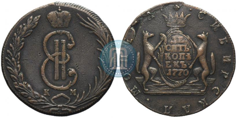 Фото 10 копеек 1770 года КМ 